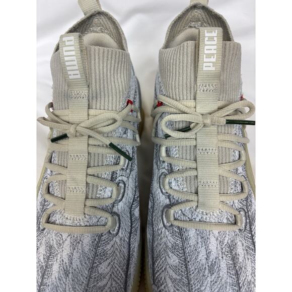 Puma Clyde Court Hightop Basketball Sneakers Grey White Size 9 Mens Embroidered main image 10